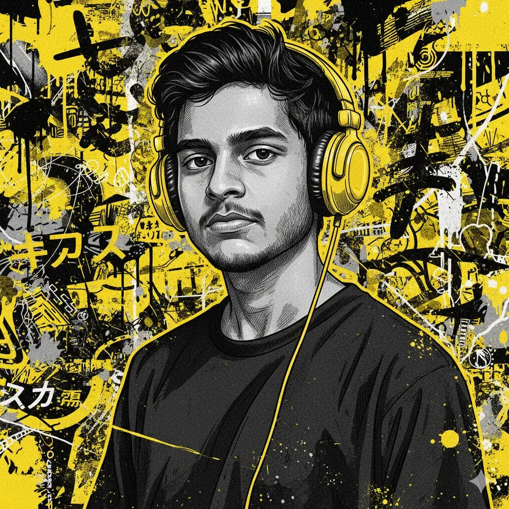 Professional working in modern workspace